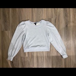 Never Worn - Puff Sleeve Crewneck sweatshirt